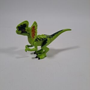 Lego Minifigure Figure Dinosaur Dilophosaurus Jurassic World 75916 Excellent